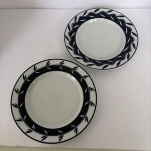 Dansk Concerto Allegro Blue 7" Accent Salad Plates Discontinued Set of 2